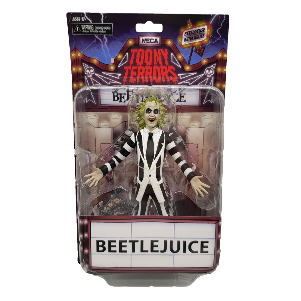 NECA Toony Terrors Beetlejuice Action Figure Carded Horror‎ Collectible